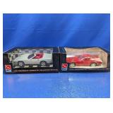 (2) AMT 1:25 Scale Model Cars: Chevrolet Corvettes