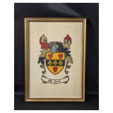 Framed McCord Family Crest Coat of Arms