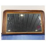 (1) Vintage Wooden Framed Mirror