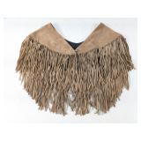 (1) Western Suede Fringe Shawl