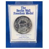 Sterling Over Bronze Berlin Wall Medal