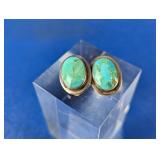Sterling Thailand Turquoise Earring Set