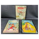 (3) Vintage Walt Disney Hardcover Books