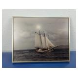 Framed Nautical Print: Sailing Ship