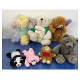 (7) Assorted Plush Toy Collection
