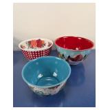 (3)Holiday-Themed Decorative Bowls Trio