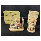 (2) Vintage Memories of Yesterday Figurines