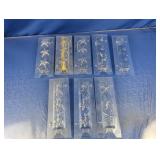 (8) Clear Plastic Candy Molds