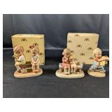 (2) Vintage Memories of Yesterday Figurines