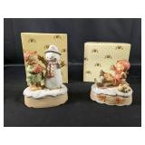 "(2) Vintage Memories of Yesterday Figurines  "