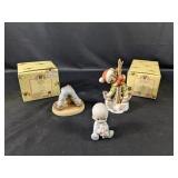 (3) Vintage Memories of Yesterday Figurines