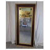 Vintage Moth Seal Ornate Gold-Framed Mirror