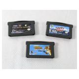 (3) Game Boy Advance Game Cartridge Set