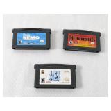 (3) Game Boy Advance Game Cartridge Set