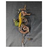 Copper Wire Seahorse Suncatcher