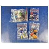 (4) Bags of Playmobil Figures and Accessories