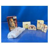 (3)Precious Moments Christmas Ornaments Set