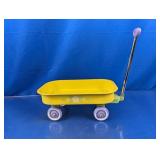 Vintage Yellow Doll Wagon