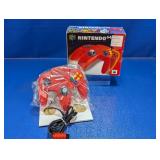 (2) Nintendo 64 Red Controller