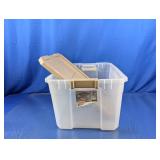 Sterilite 76-Quart Clear Storage Bin w/Lid