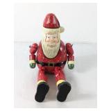 Wooden Articulated Santa Figurine