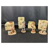 (4)Precious Moments Figurine Collection