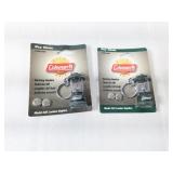 (2)New Coleman Lantern Keychain Duo