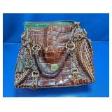 (1) Dooney & Bourke Crocodile Embossed Leather