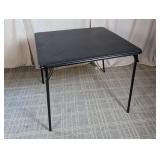 Black Folding Table