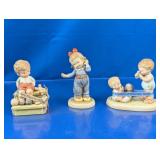 (3)Precious Moments Figurine Collection