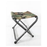 Vintage Military Folding Camping Stool