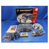 (1) Nintendo 64 Console with Controllers and Game