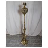 Ornate Brass Floor Lamp
