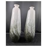 (2) Decorative Vases