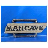 Vintage Man Cave Wood Sign