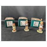 (3)Berta Hummel Figurines Trio