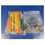 (2)Wooden Craft Sticks & LEGO Tree Figurine Duo