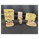 (3) Precious Moments Figurine Set