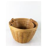 (2) Woven Baskets