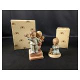(2) Memories of Yesterday Porcelain Figurines