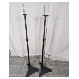 (2) Atlantic Adjustable Speaker Stands