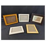 (5) Assorted Picture Frames ï¿½ Wood & Metal