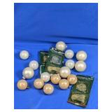 Assorted Holiday Ornaments & Ornament Hooks Lot