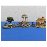 (3)Miniature Garden & Cottage Figurines Trio