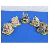 (5)Assorted Miniature House Figurines Lot