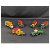 (6) Vintage Delivery Truck Models