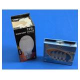 (2) Light Bulb Boxes - Mercury Vapor & LED