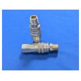 (2) Quick Disconnect Couplers - Metal