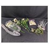 (1) Lot of Assorted Artificial Floral Arrangements