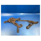 (1) Antique Lever Chain Hoist / Come Along